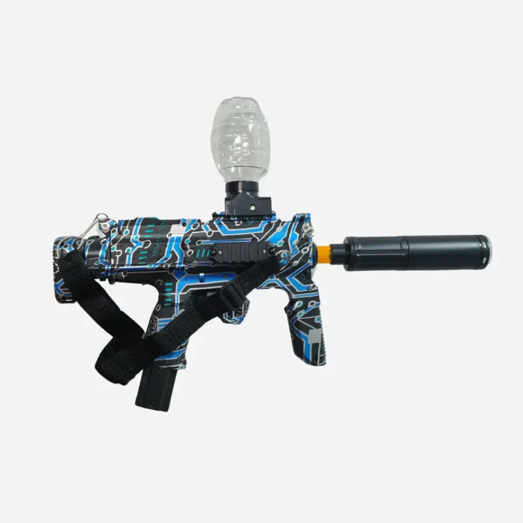 Mp7 con silenciador led para niños