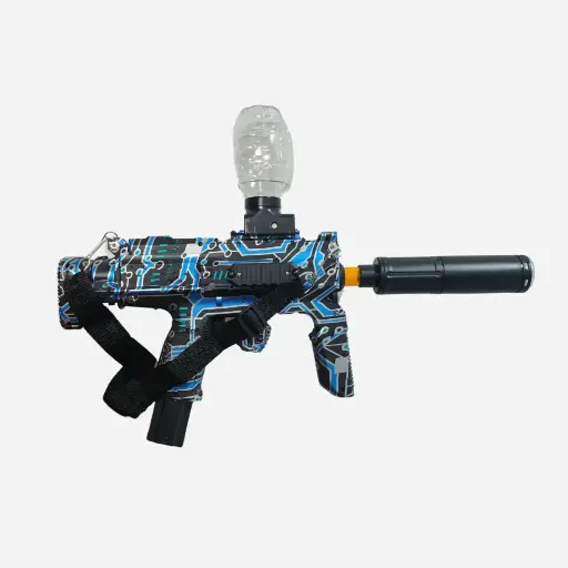 Mp7 con silenciador led para niños